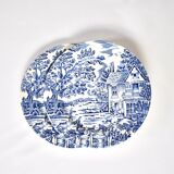 2 English plates, hand-engraved