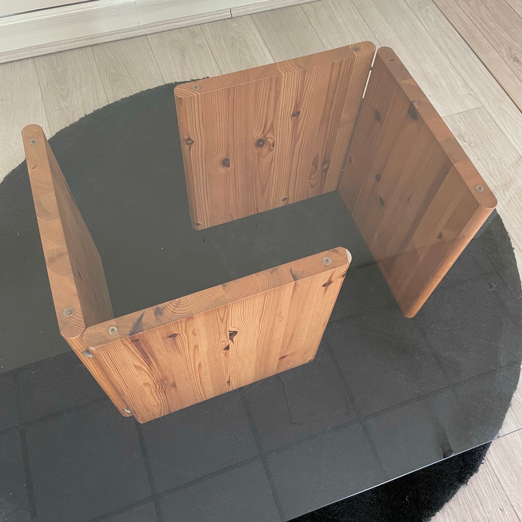 Coffee table "lagun", square model, sweden, ikea 1980
