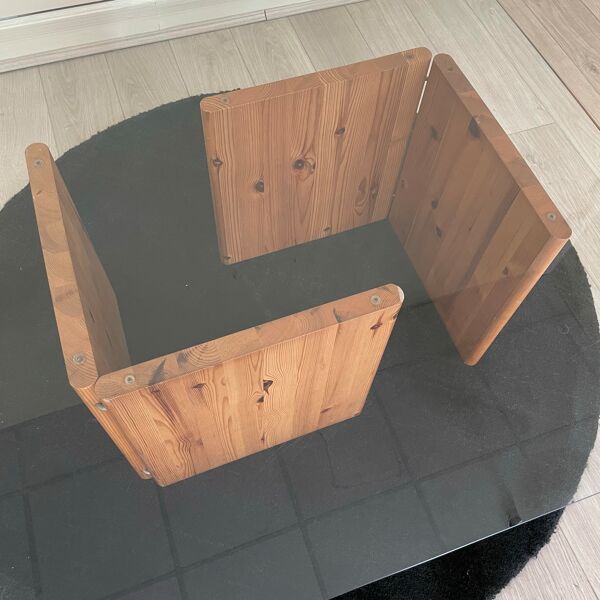 Table basse ''lagun'', modèle carré, sweden, ikea 1980