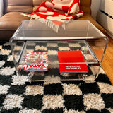 Plexiglass coffee table