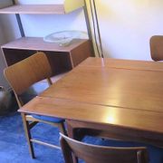 Metamorphic dining / coffee table in teak by Kai Kristiansen, Denmark 1960s