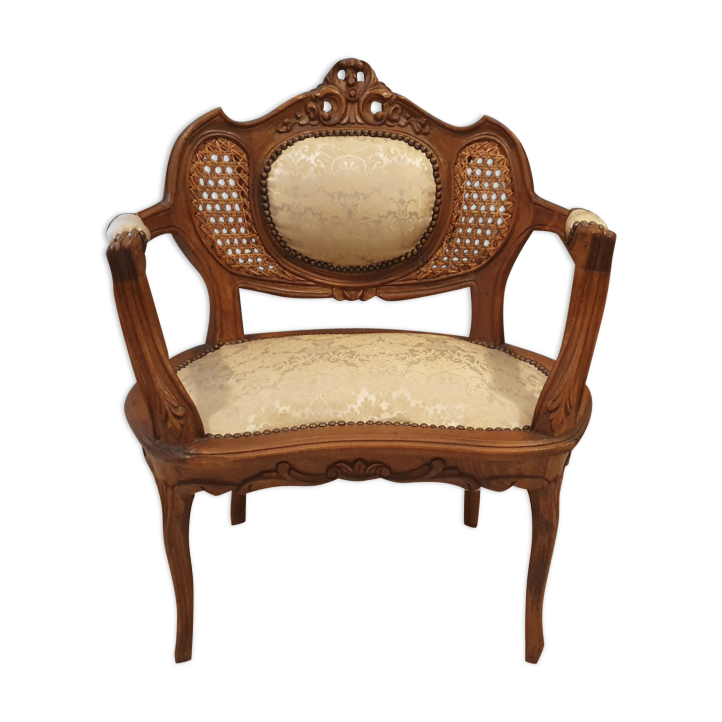 Convertible armchair, Rocaille, Louis XV style, early twentieth century.