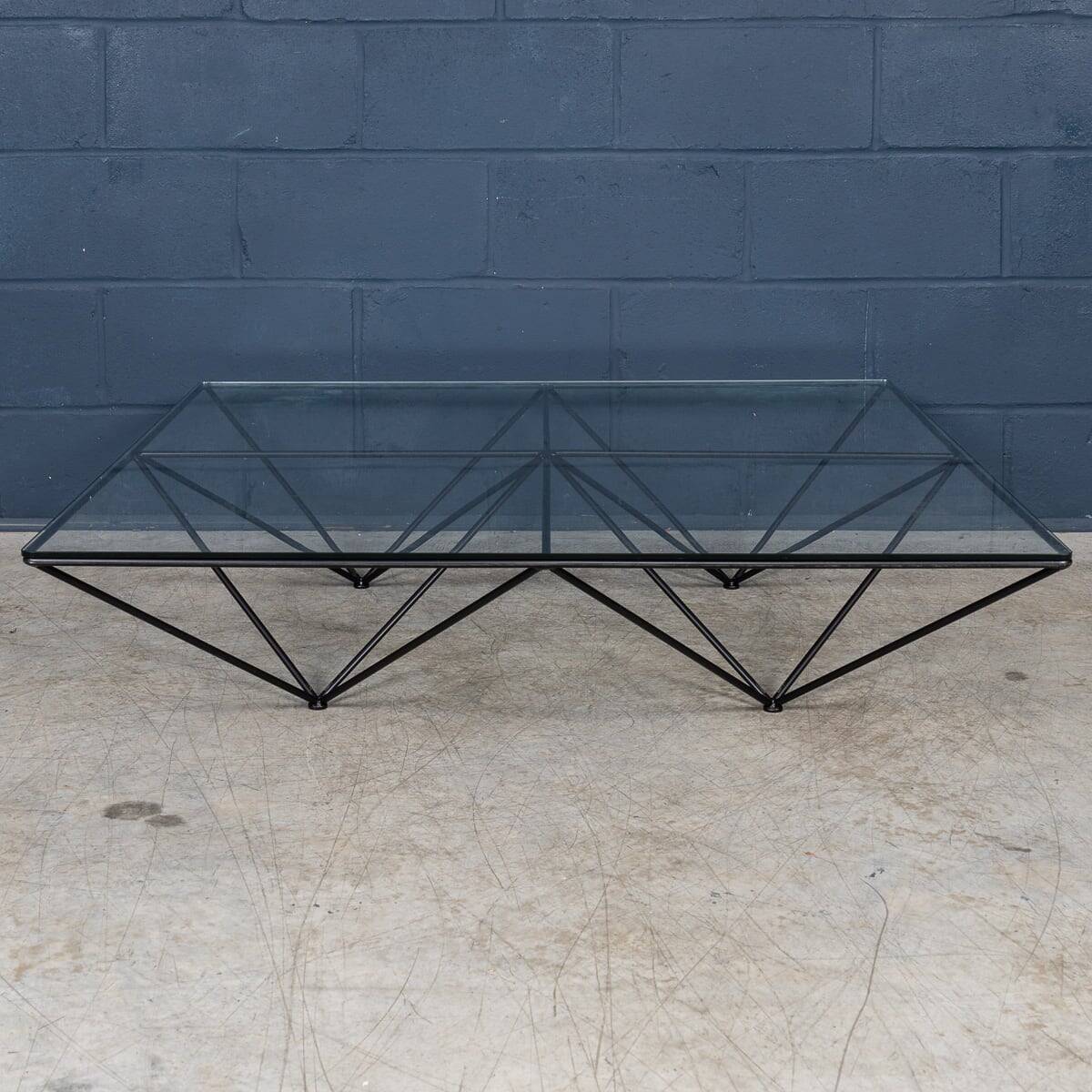Vintage 20thc italian "alanda" coffee table by paolo piva for b&b italia