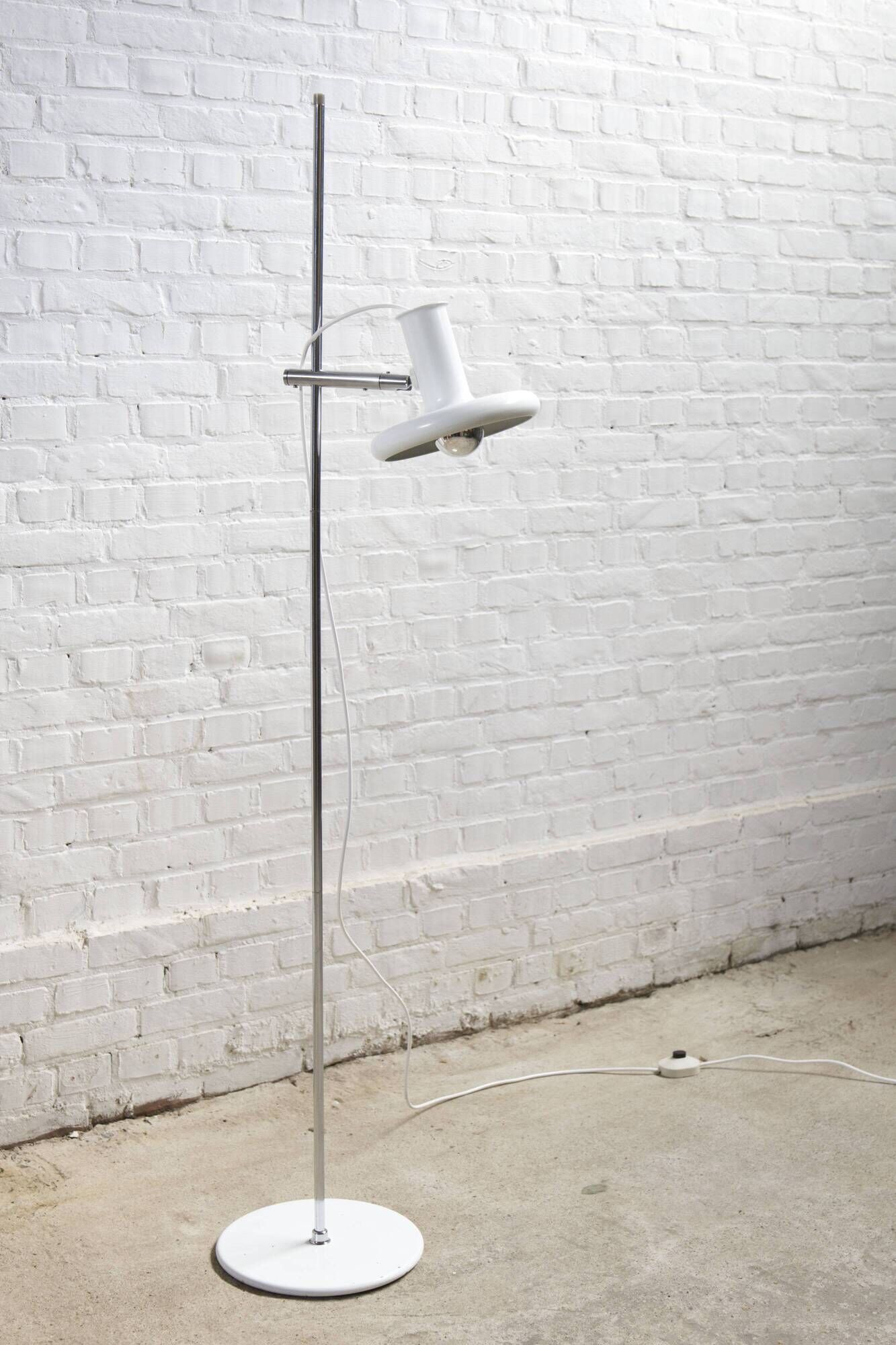 Vintage Danish floor lamp by Hans Due for Fog & Morup, 1970s