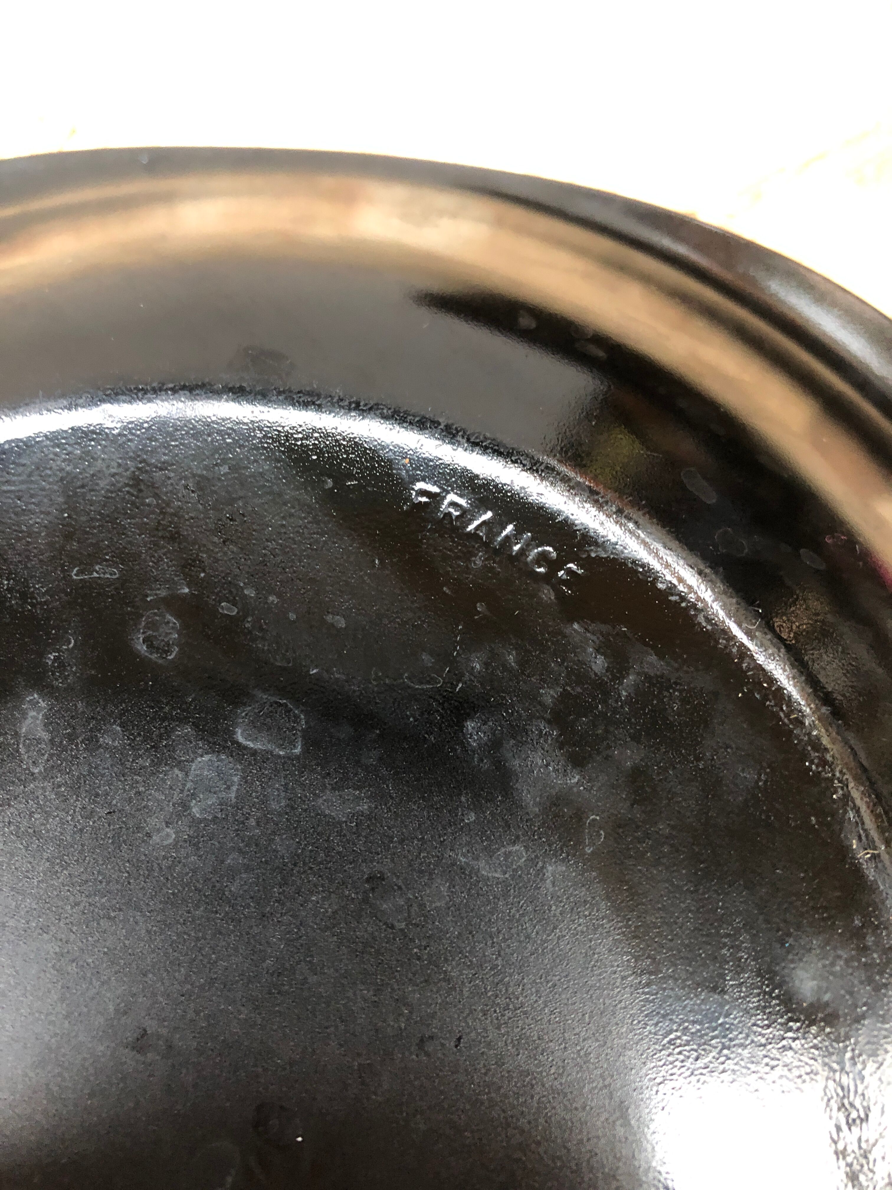 Series 12 old black opaline plates with vintage art deco flower decor