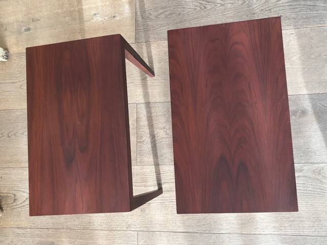 2 rosewood bedside tables by Severin Hansen - Denmark 1960s