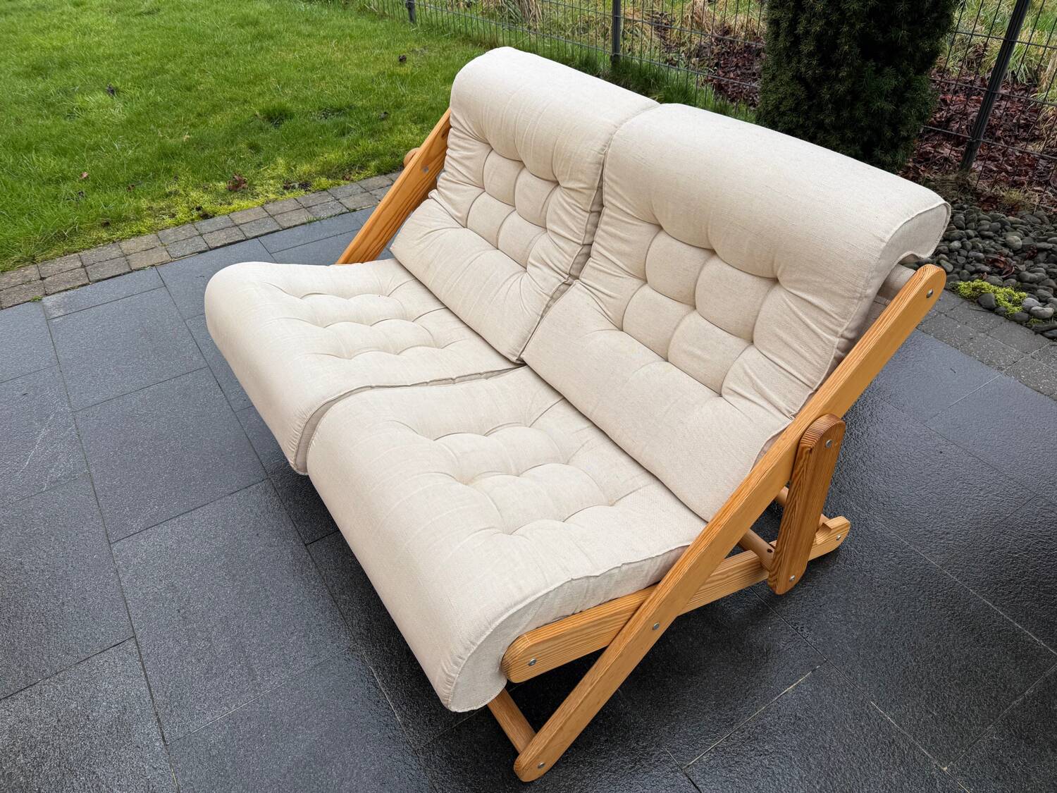 2-seater sofa 'kon tiki' & gillis lund ikea 1980