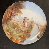 Pair of decorative plates 19th