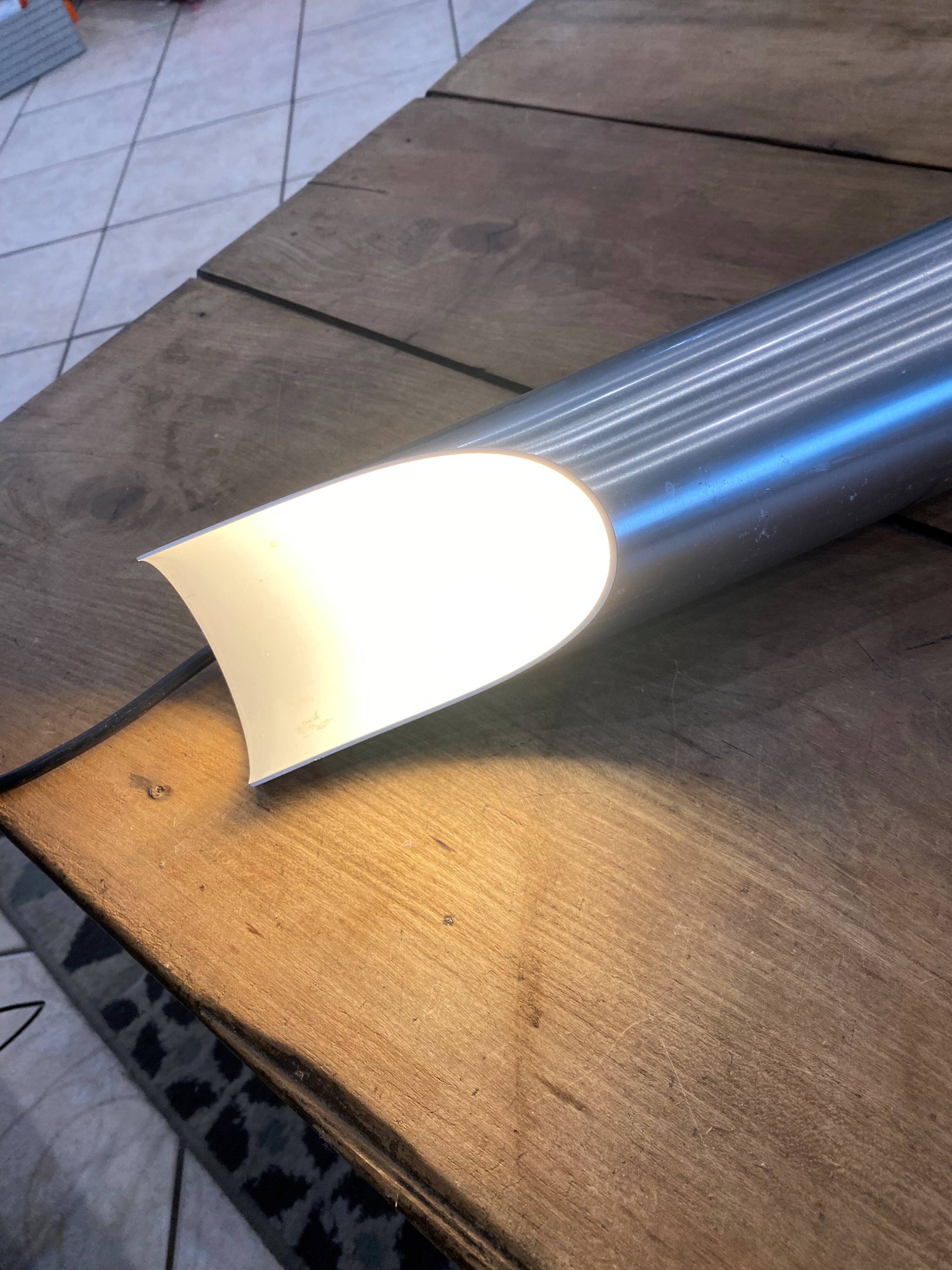 Wall lamp n2 Sconce Fuga XXL 60cm Aluminum Raak Komulainen 1970 vintage