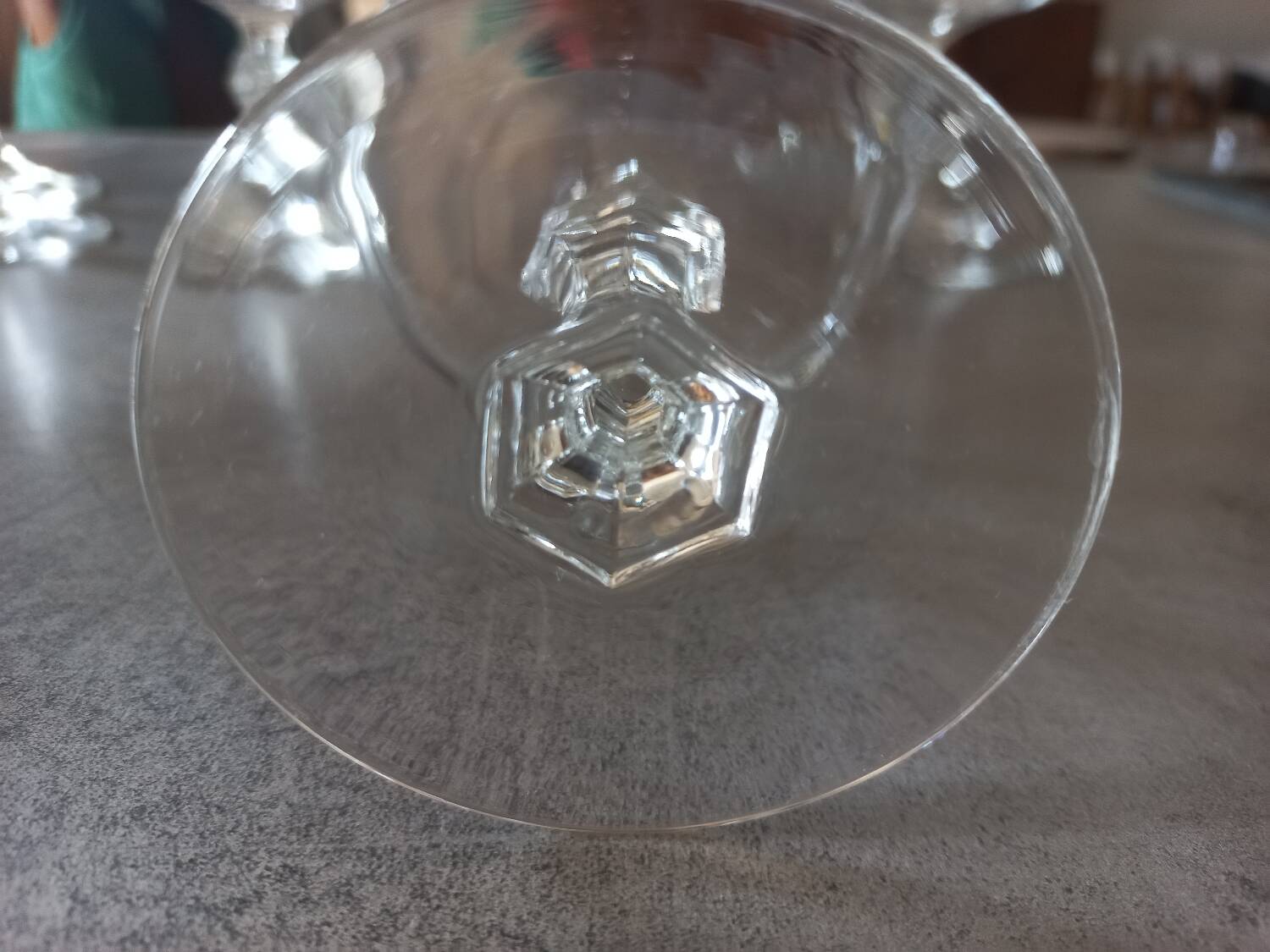 Lot 9 art deco Champagne glasses