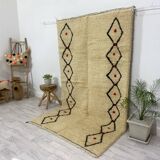 Handmade Moroccan Berber carpet 252 x 150 CM