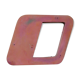 Letter to sign vintage metal "O".
