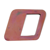Letter to sign vintage metal "O".
