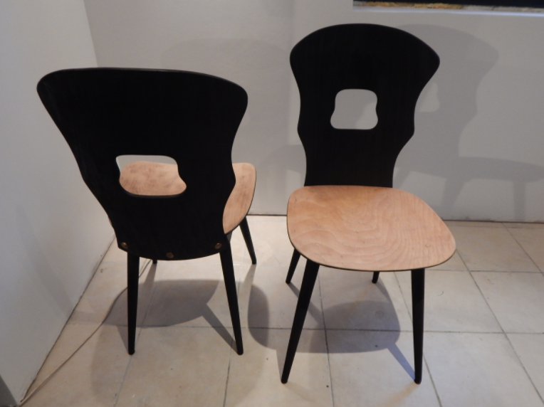 Pair of Chairs Baumann gentian model