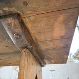 Monastery-style farmhouse table, pine, 210cm