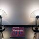 Pair of art deco lamps