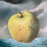 "apple" acrylic on canvas
