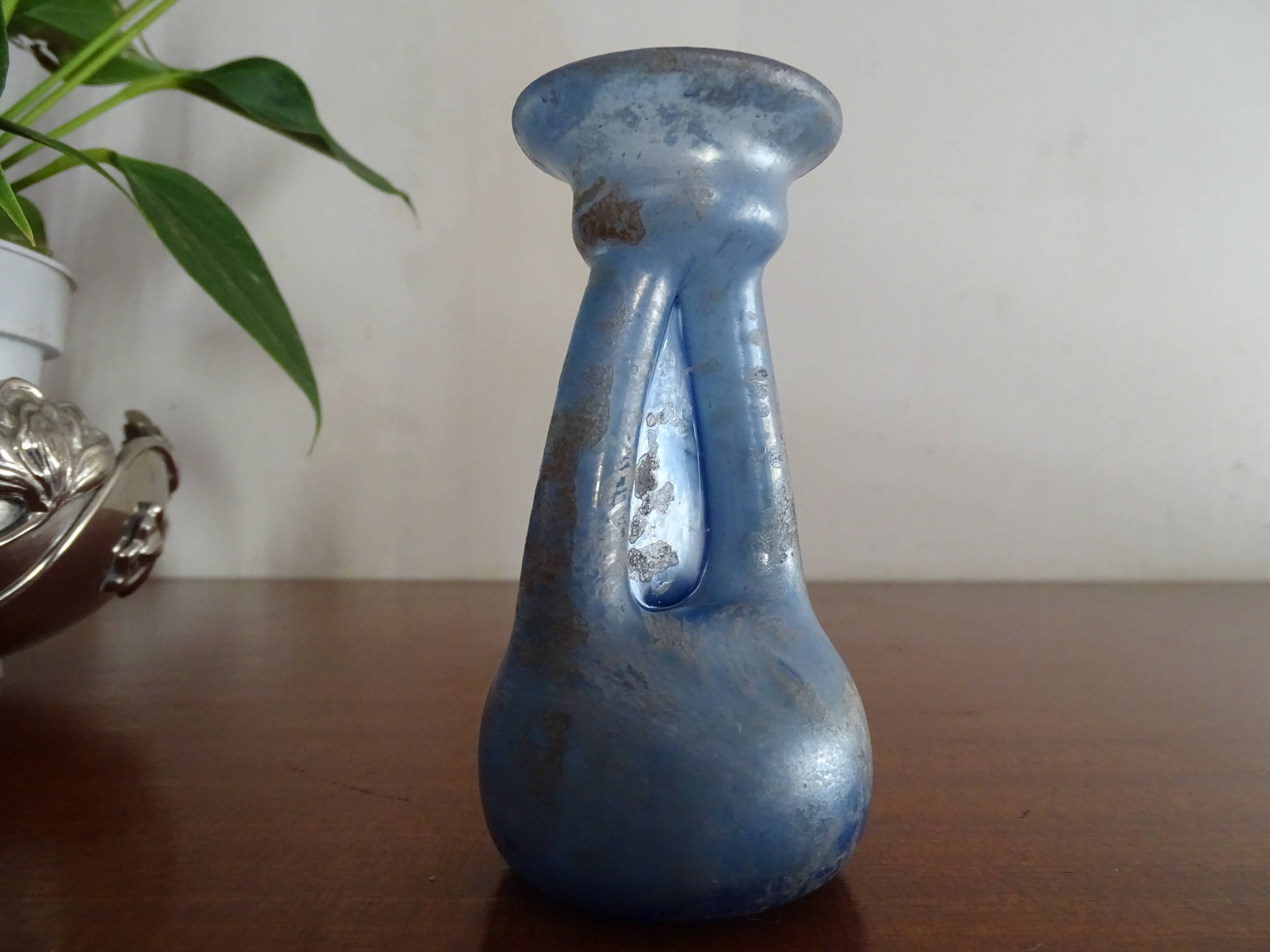 Miniature vase Scavo Seguso Vetri d'Arte Murano glass 1950