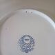 Large blue Delft plate from Boch.