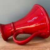 Wide pitcher in glazed sandstone