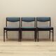Set of three rosewood chairs, Danish design, 1970s, production: Denmark