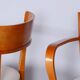 Art Deco Beech Armchairs attributed to Jindrich Halabala for Up Zavody, 1930s, Set of 2