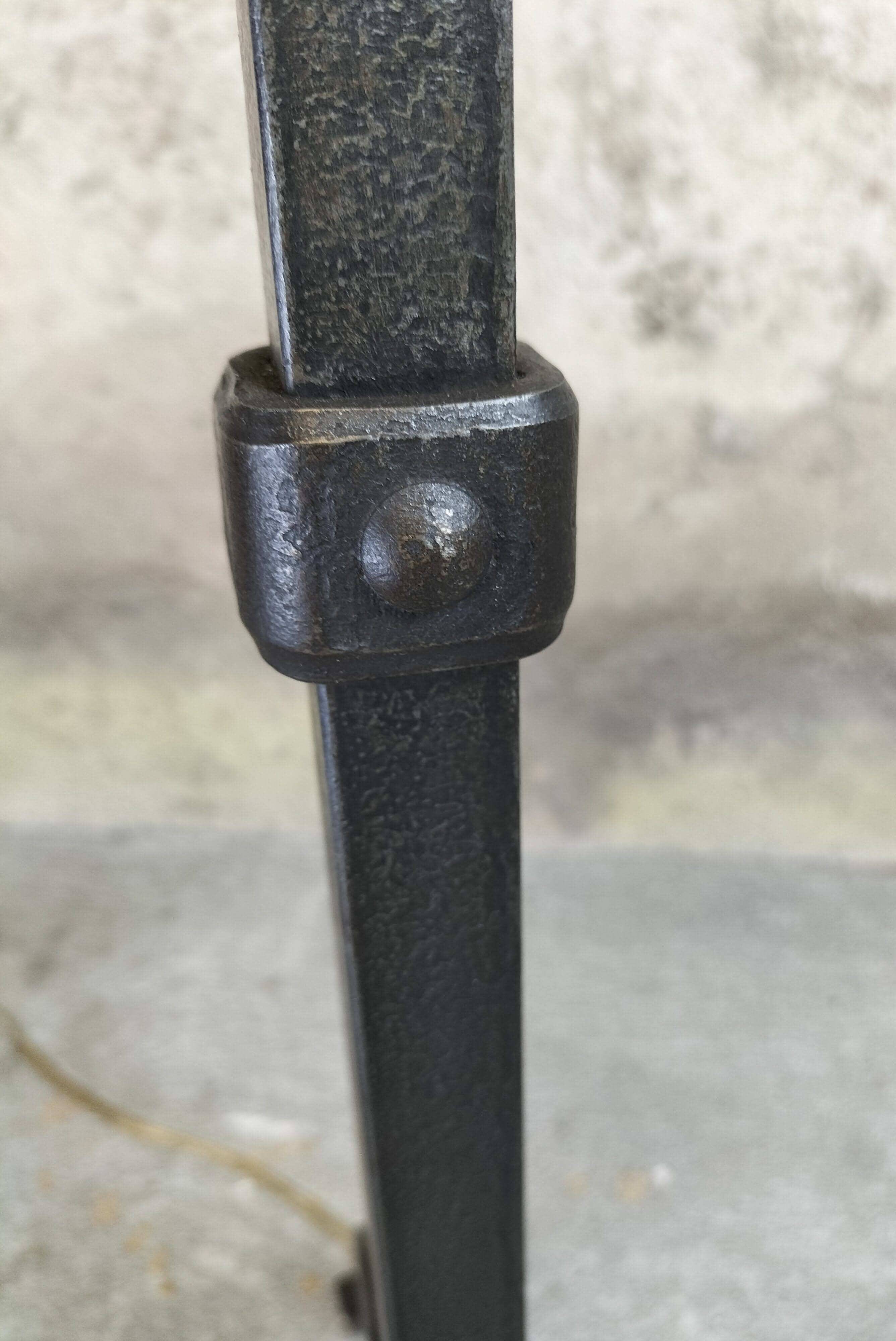 Large Jean-Pierre Ryckaert table lamp.