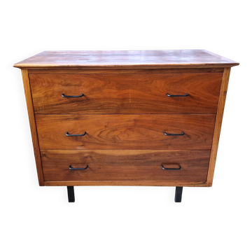 Vintage walnut chest of drawers