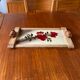 Art deco tray 1930 flowers