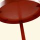 Table d'appoint à roulette / servante / desserte vintage orange - Kastilia
