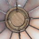 Mother-of-pearl lampshade for suspension
