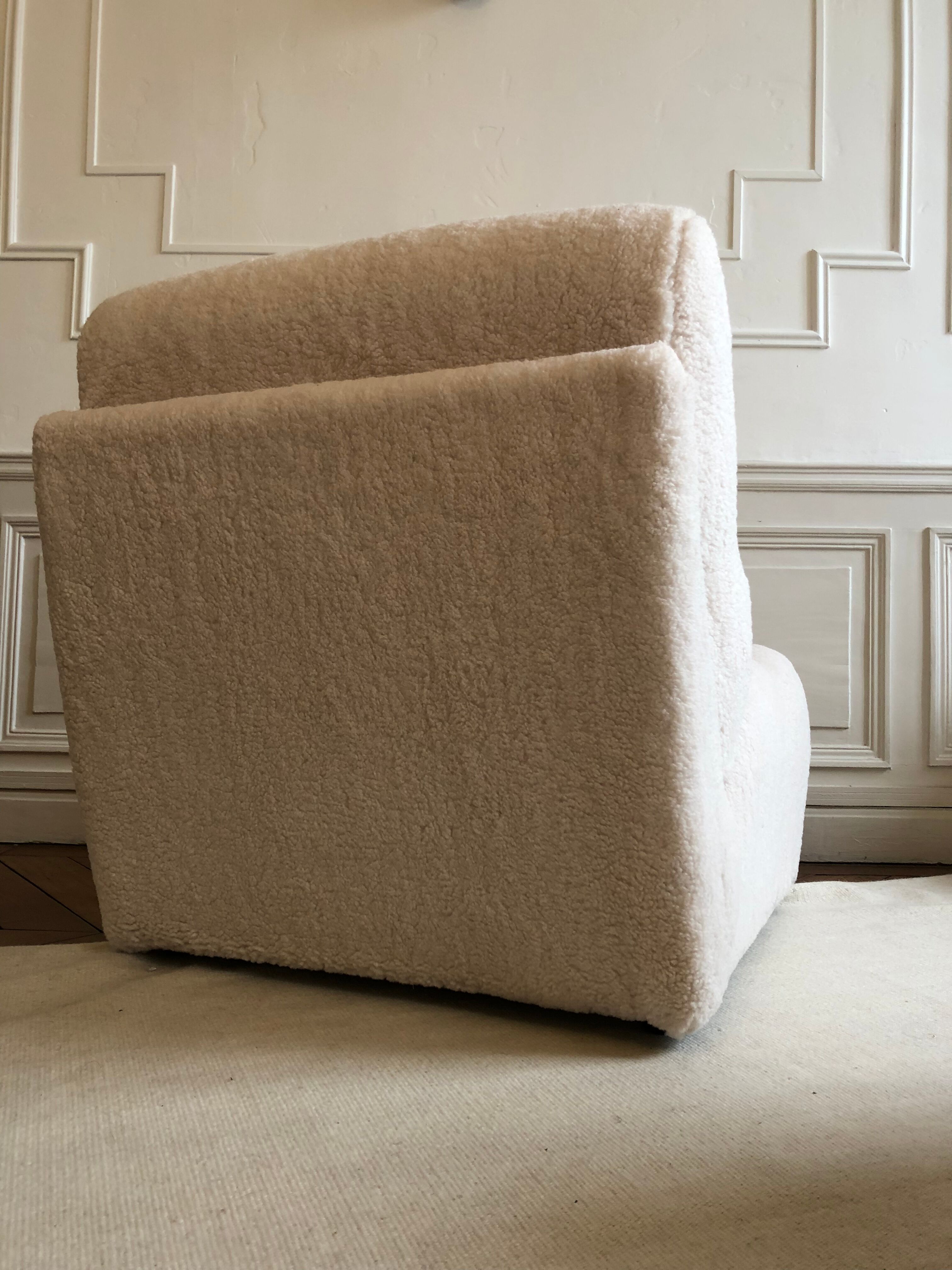 Vintage heater sheep's wool