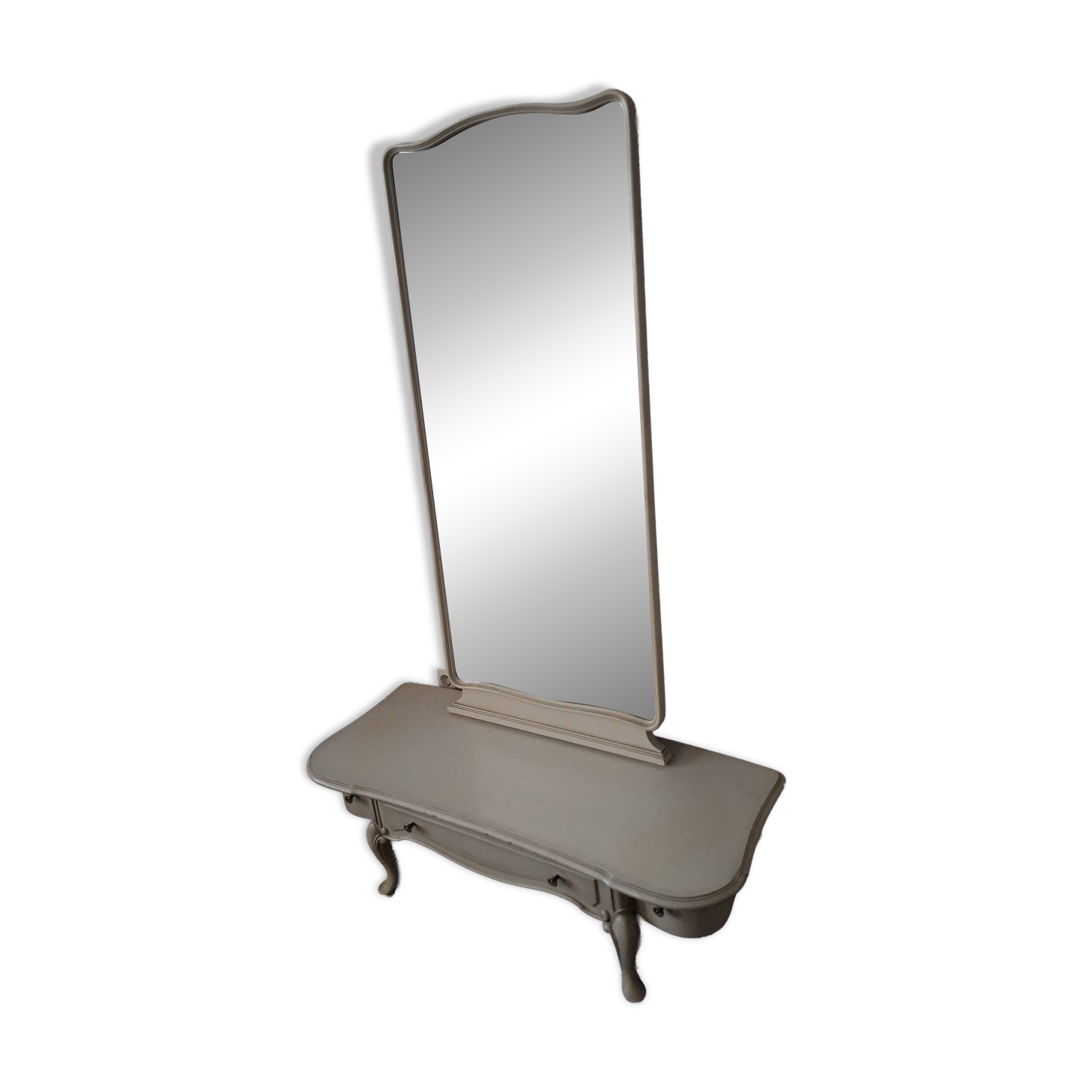 Vintage Boho standing mirror 1970-80