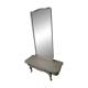 Miroir debout vintage boho 1970-80