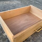 Vintage rag picker in raw wood
