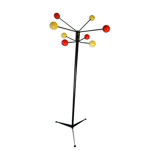 Ball coat rack, parrot, year 50