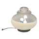 Large space age ufo table lamp in chrome metal, 1960s