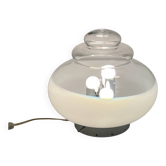Grande lampe de table OVNI Space Age en métal chromé, années 60