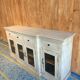 Buffet / display cabinet style industrial/colonial solid mango wood