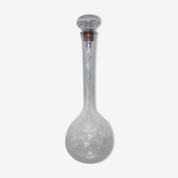Glass bottle with its cap