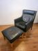 Vintage wingback chair 2431 with ottoman by Børge Mogensen for Fredericia