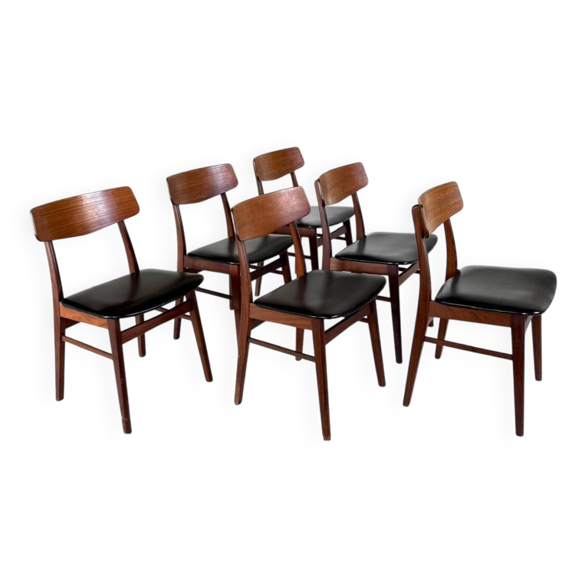 6x dining chair, Farstrup Møbler ‘60