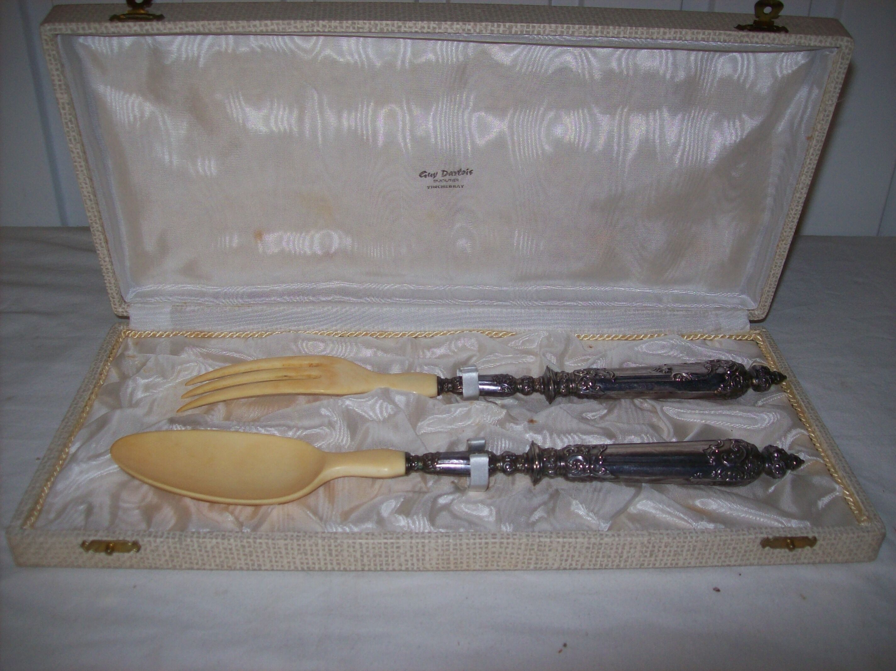 Covered with silver and bone salad