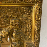 Miroir Louis XVI ancien or 87x142cm