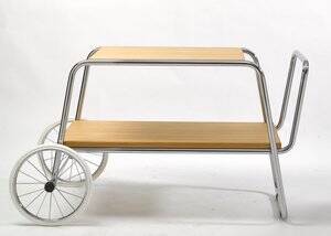 Dessert trolley axa by rudolf netik for slezak factories