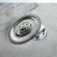 Silver-plated butter dish