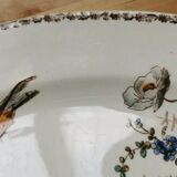 Decorative dish old earthenware