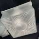 Square ceiling light from Maison Holophane France