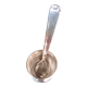 Antique Baptismal Cup + Silver-Plated Spoon - Bird Decoration -