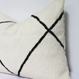 Moroccan wool pillow